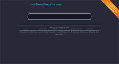 Desktop Screenshot of marlboroblueprint.com